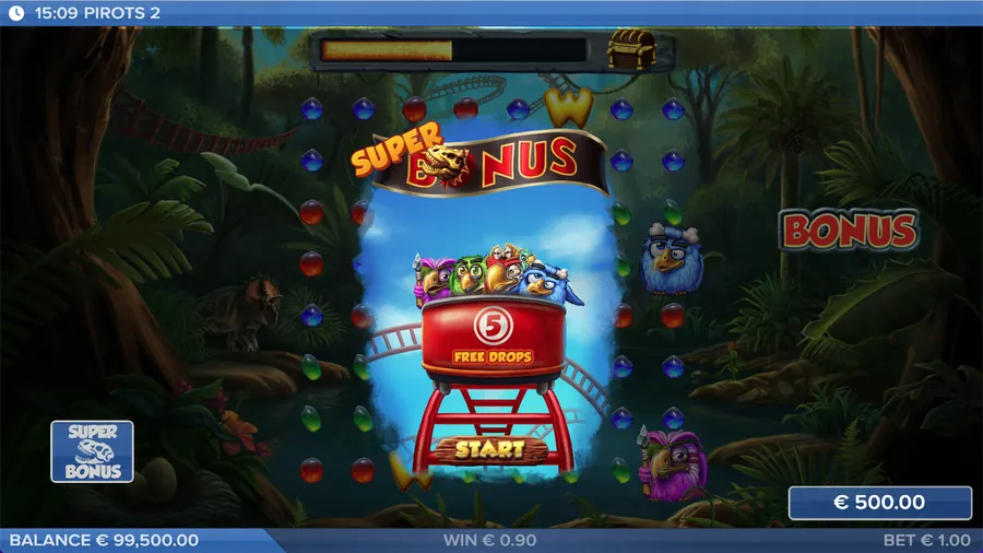 Pirots 2 bonusspel Free Drops